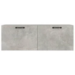 VidaXL Armoire murale Gris béton 100x36,5x35 cm Bois d'ingénierie -Casiers Soldes Boutique image 5 812955