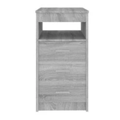 VidaXL Armoire à tiroirs Sonoma gris 40x50x76 cm Bois d'ingénierie -Casiers Soldes Boutique image 5 815094