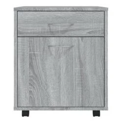 VidaXL Armoire roulante Sonoma gris 45x38x54 cm Bois d'ingénierie -Casiers Soldes Boutique image 5 815964