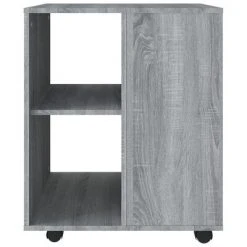 VidaXL Armoire roulante Sonoma gris 60x53x72 cm Bois d'ingénierie -Casiers Soldes Boutique image 5 815970