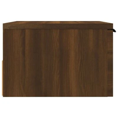 VidaXL Tables de chevet murales 2 pcs Chêne marron 34x30x20 cm 5 VidaXL Tables de chevet murales 2 pcs Chêne marron 34x30x20 cm – Image 5