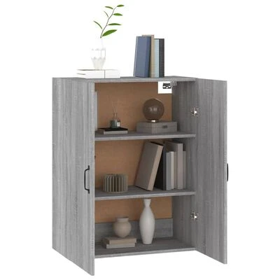 VidaXL Armoire suspendue Sonoma gris 69,5x34x90 cm Bois d'ingénierie 5 VidaXL Armoire suspendue Sonoma gris 69,5x34x90 cm Bois d'ingénierie – Image 5