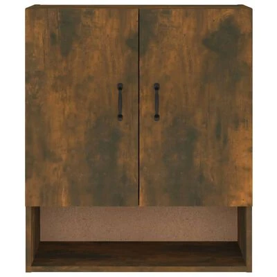 VidaXL Armoire murale Chêne fumé 60x31x70 cm Bois d'ingénierie 5 VidaXL Armoire murale Chêne fumé 60x31x70 cm Bois d'ingénierie – Image 5