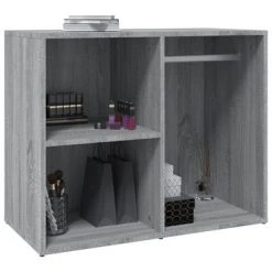 VidaXL Armoire de dressing Sonoma gris 80x40x65 cm Bois d'ingénierie 10 VidaXL Armoire de dressing Sonoma gris 80x40x65 cm Bois d'ingénierie -Casiers Soldes Boutique image 5 820506