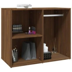 VidaXL Armoire de dressing Chêne marron 80x40x65 cm Bois d'ingénierie 10 VidaXL Armoire de dressing Chêne marron 80x40x65 cm Bois d'ingénierie -Casiers Soldes Boutique image 5 820507