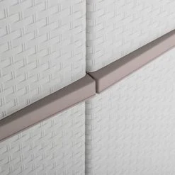 VidaXL Armoire de rangement et 2 portes 68x37,5x170cm Gris clair/beige -Casiers Soldes Boutique image 6 151221