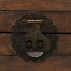 VidaXL Coffre de rangement Bois massif style vintage 120 x 30 x 40 cm -Casiers Soldes Boutique image 6 245801