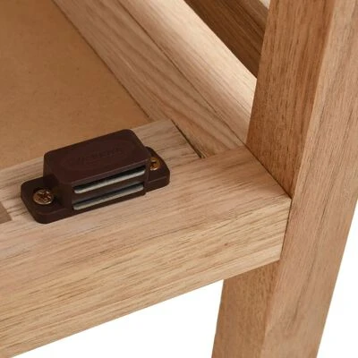 VidaXL Armoire de salle de bain Bois de noyer 39,5x35,5x123 cm 6 VidaXL Armoire de salle de bain Bois de noyer 39,5x35,5x123 cm – Image 6