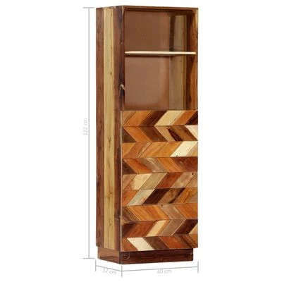 VidaXL Buffet 40 x 32 x 122 cm Bois de récupération massif 6 VidaXL Buffet 40 x 32 x 122 cm Bois de récupération massif – Image 6