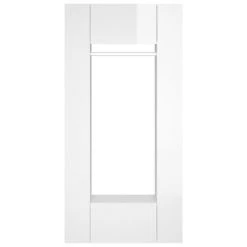 VidaXL Armoires de couloir 2 pcs Blanc brillant Bois d'ingénierie -Casiers Soldes Boutique image 6 3082041