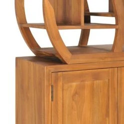 VidaXL Armoire avec étagère Yin Yang 70x30x130 cm Bois de teck massif 11 VidaXL Armoire avec étagère Yin Yang 70x30x130 cm Bois de teck massif -Casiers Soldes Boutique image 6 320774