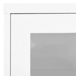 VidaXL Armoire de bureau Blanc 90x40x70 cm Acier -Casiers Soldes Boutique image 6 335926
