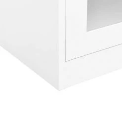 VidaXL Armoire de bureau Blanc 90x40x105 cm Acier 11 VidaXL Armoire de bureau Blanc 90x40x105 cm Acier -Casiers Soldes Boutique image 6 335934