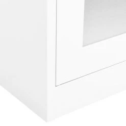 VidaXL Armoire de bureau Blanc 90x40x180 cm Acier et verre trempé 11 VidaXL Armoire de bureau Blanc 90x40x180 cm Acier et verre trempé -Casiers Soldes Boutique image 6 335938