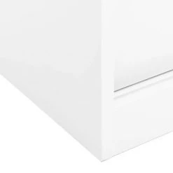 VidaXL Armoire de bureau avec porte coulissante Blanc 90x40x90cm Acier 11 VidaXL Armoire de bureau avec porte coulissante Blanc 90x40x90cm Acier -Casiers Soldes Boutique image 6 335950