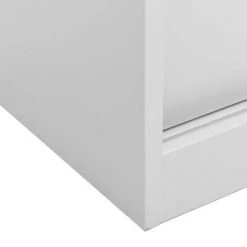 VidaXL Armoire de bureau porte coulissante Gris clair 90x40x90cm Acier -Casiers Soldes Boutique image 6 335951