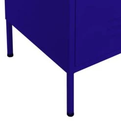 VidaXL Armoire de rangement Bleu marine 80x35x101,5 cm Acier -Casiers Soldes Boutique image 6 336163