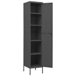 VidaXL Armoire à casiers Anthracite 35x46x180 cm Acier -Casiers Soldes Boutique image 6 336258