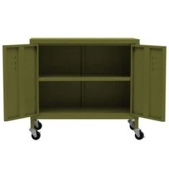 VidaXL Armoire de rangement Vert olive 60x35x49 cm Acier -Casiers Soldes Boutique image 6 336261