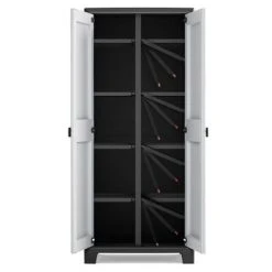 Keter Armoire de rangement polyvalente Titan Noir et gris 182 cm 11 Keter Armoire de rangement polyvalente Titan Noir et gris 182 cm -Casiers Soldes Boutique image 6 434760