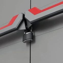 Keter Armoire de rangement polyvalente Stilo Gris et noir 173 cm -Casiers Soldes Boutique image 6 434770