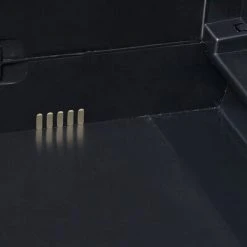 VidaXL Armoire de rangement de jardin avec 3 étagères Noir -Casiers Soldes Boutique image 6 43702