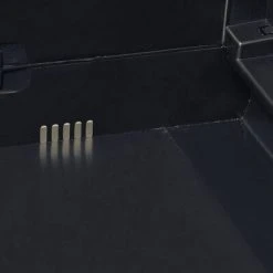 VidaXL Armoire de rangement de jardin avec 2 étagères Noir et gris -Casiers Soldes Boutique image 6 43705