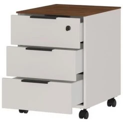 Germania Armoire sur roulettes GW-Ancona 51x41x55cm Cachemire et noyer -Casiers Soldes Boutique image 6 438415