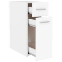 VidaXL Armoire d'apothicaire Blanc 20x45,5x60 cm Aggloméré -Casiers Soldes Boutique image 6 804211