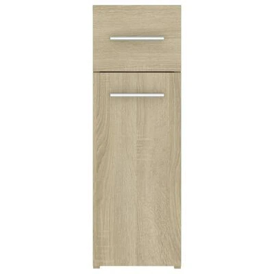 VidaXL Armoire d'apothicaire Chêne sonoma 20x45,5x60 cm Aggloméré 6 VidaXL Armoire d'apothicaire Chêne sonoma 20x45,5x60 cm Aggloméré – Image 6