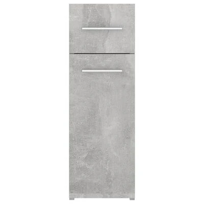 VidaXL Armoire d'apothicaire Gris béton 20x45,5x60 cm Aggloméré 6 VidaXL Armoire d'apothicaire Gris béton 20x45,5x60 cm Aggloméré – Image 6