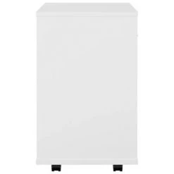 VidaXL Armoire à roulettes Blanc 46x36x59 cm Aggloméré -Casiers Soldes Boutique image 6 808467