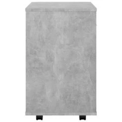 VidaXL Armoire à roulettes Gris béton 46x36x59 cm Aggloméré -Casiers Soldes Boutique image 6 808471
