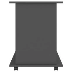 VidaXL Armoire à roulettes Gris 60x45x60 cm Aggloméré -Casiers Soldes Boutique image 6 808478