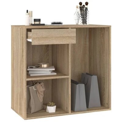VidaXL Armoire cosmétique Chêne Sonoma 80x40x75 cm Bois d'ingénierie 6 VidaXL Armoire cosmétique Chêne Sonoma 80x40x75 cm Bois d'ingénierie – Image 6