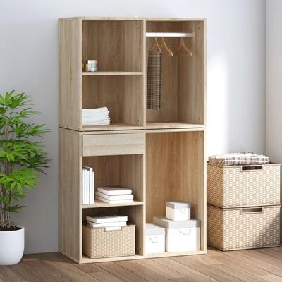 VidaXL Armoire de dressing Chêne Sonoma 80x40x65 cm Bois d'ingénierie 6 VidaXL Armoire de dressing Chêne Sonoma 80x40x65 cm Bois d'ingénierie – Image 6
