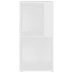 VidaXL Armoire d'angle Blanc 33x33x67 cm Aggloméré 11 VidaXL Armoire d'angle Blanc 33x33x67 cm Aggloméré -Casiers Soldes Boutique image 6 809017