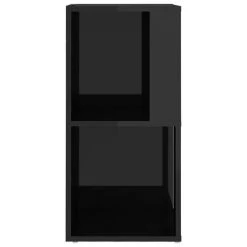 VidaXL Armoire d'angle Noir brillant 33x33x67 cm Aggloméré -Casiers Soldes Boutique image 6 809024