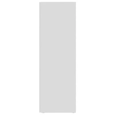 VidaXL Armoire d'angle Blanc 33x33x100 cm Aggloméré 6 VidaXL Armoire d'angle Blanc 33x33x100 cm Aggloméré – Image 6