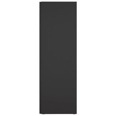 VidaXL Armoire d'angle Gris 33x33x100 cm Aggloméré 6 VidaXL Armoire d'angle Gris 33x33x100 cm Aggloméré – Image 6