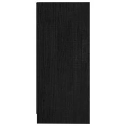 VidaXL Armoire d'appoint Noir 35,5x33,5x76 cm Bois de pin massif -Casiers Soldes Boutique image 6 809934
