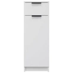 VidaXL Armoire de salle de bain Blanc 32x34x90 cm Bois d'ingénierie 11 VidaXL Armoire de salle de bain Blanc 32x34x90 cm Bois d'ingénierie -Casiers Soldes Boutique image 6 811286