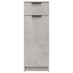 VidaXL Armoire de salle de bain Gris béton 32x34x90 cm -Casiers Soldes Boutique image 6 811290