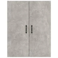 VidaXL Armoire suspendue Gris béton 69,5x34x90 cm Bois d'ingénierie -Casiers Soldes Boutique image 6 812271