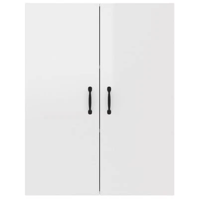 VidaXL Armoire suspendue Blanc brillant 69,5x34x90cm Bois d'ingénierie 6 VidaXL Armoire suspendue Blanc brillant 69,5x34x90cm Bois d'ingénierie – Image 6
