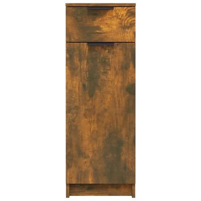 VidaXL Armoire de bain Chêne fumé 32x34x90 cm Bois d'ingénierie 6 VidaXL Armoire de bain Chêne fumé 32x34x90 cm Bois d'ingénierie – Image 6
