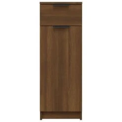 VidaXL Armoire de bain Chêne marron 32x34x90 cm Bois d'ingénierie 11 VidaXL Armoire de bain Chêne marron 32x34x90 cm Bois d'ingénierie -Casiers Soldes Boutique image 6 817059