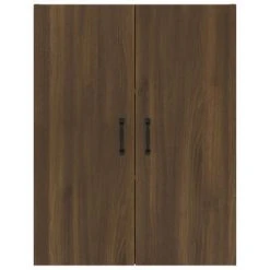 VidaXL Armoire suspendue Chêne marron 69,5x34x90 cm Bois d'ingénierie -Casiers Soldes Boutique image 6 817386