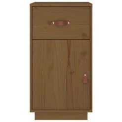 VidaXL Armoire de bureau Marron miel 40x50x75 cm Bois massif de pin -Casiers Soldes Boutique image 6 820100